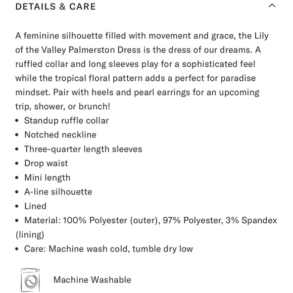 Tuckernuck Lily of the Valley Palmerston Dress - Picture 5 of 14